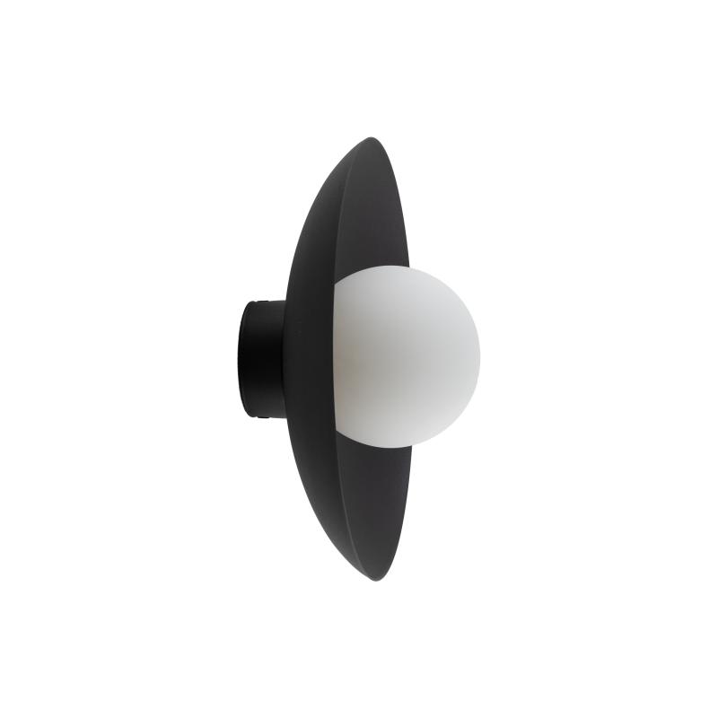 Slate black glass kinkiet 1XG9