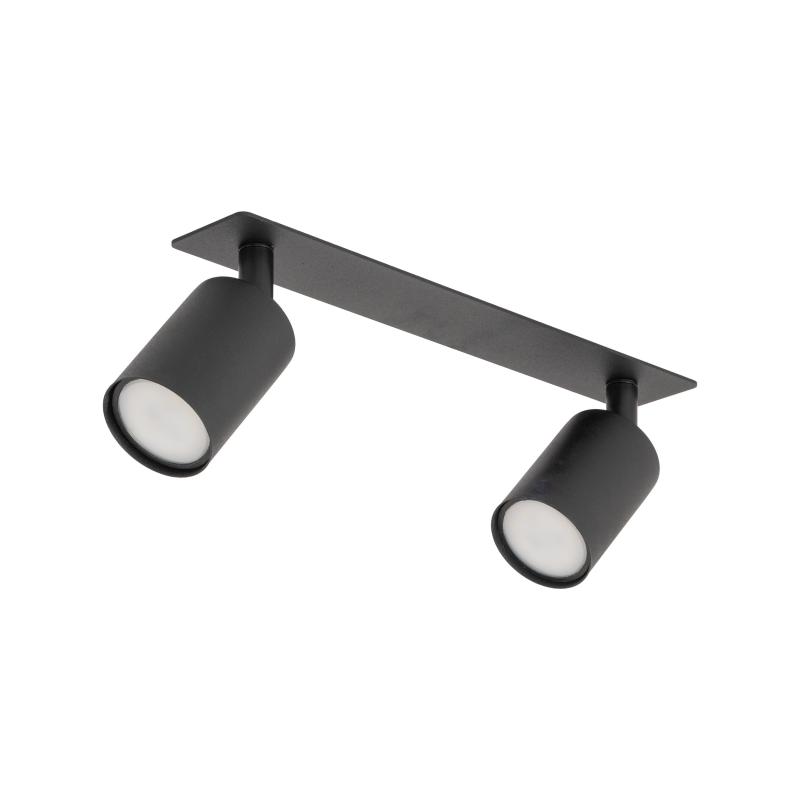 Nex black 2XGU10 lampa sufitowa podtynkowa