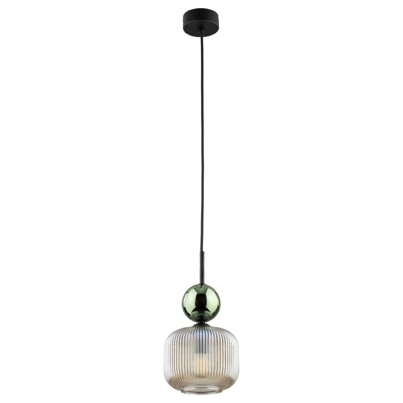 Sophia green cognac lampa wisząca 1XE14