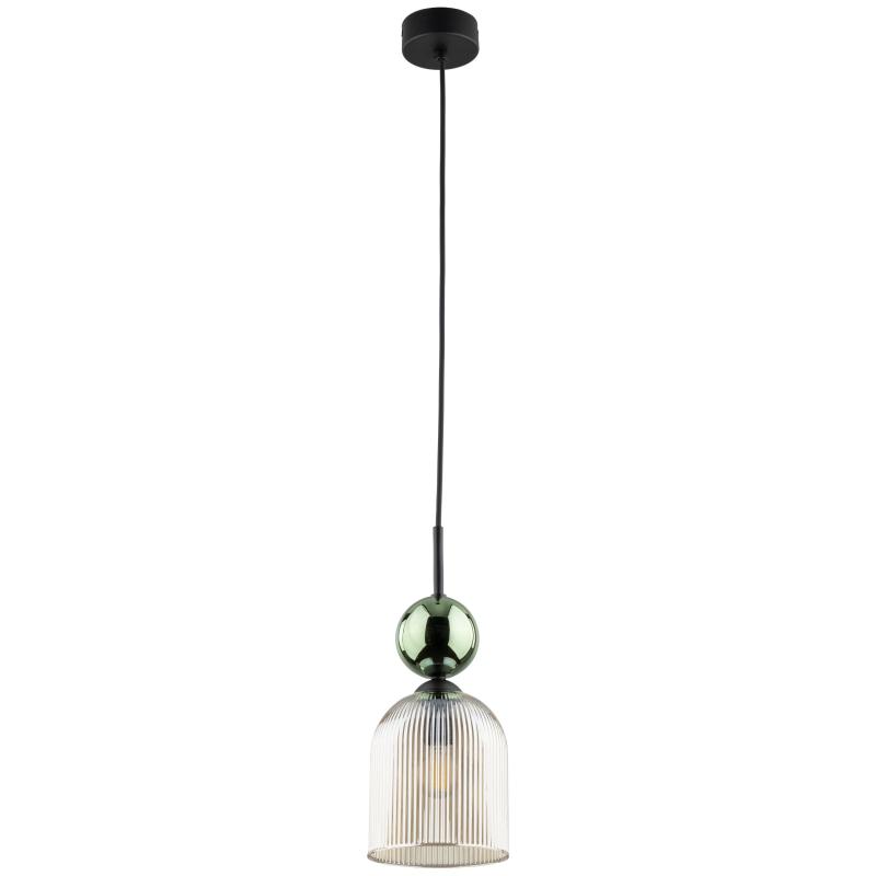 Sophia green cognac lampa wisząca 1XE14