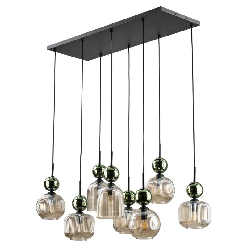 Sophia green cognac lampa wisząca 8XE14