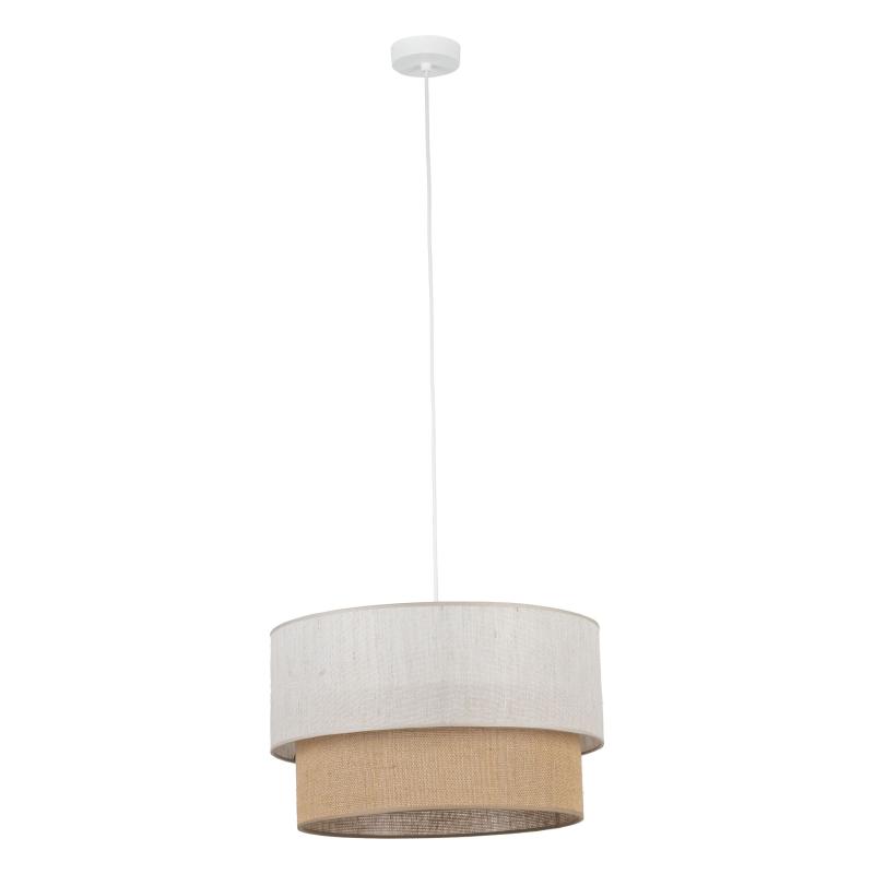 Duo linen juta lampa wiszaca 1XE27 450