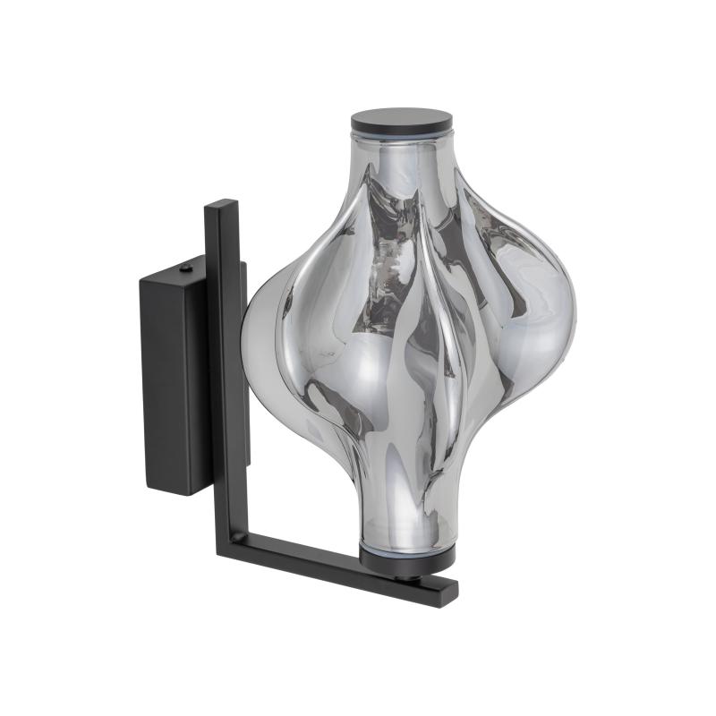 Elva black kinkiet LED 8W