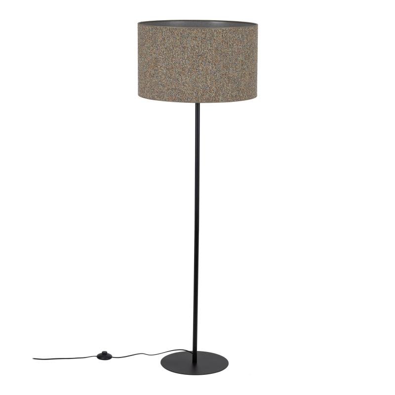 Vellum black multicolor lampa podłogowa 1XE27