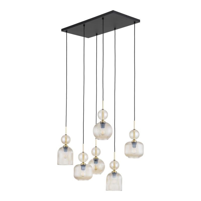 Sophia cognac lampa wisząca 6XE14