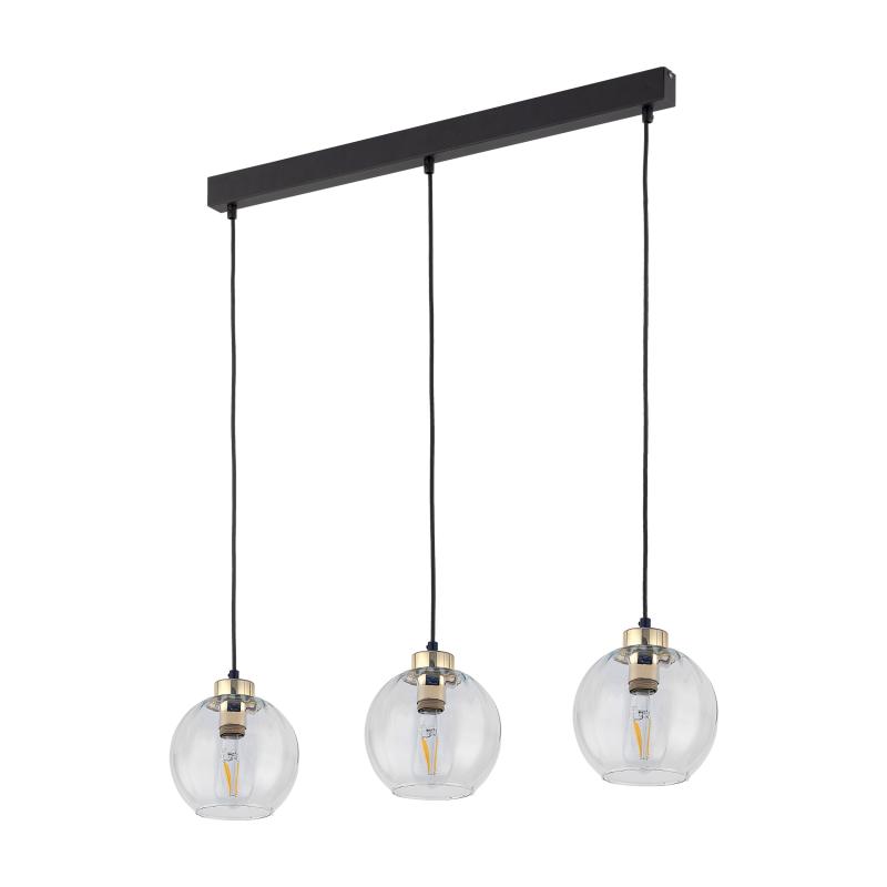 Devi transparent lampa wisząca 3 listwa