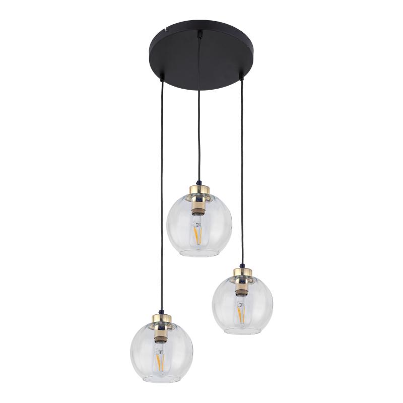 Devi transparent lampa wisząca 3 koło