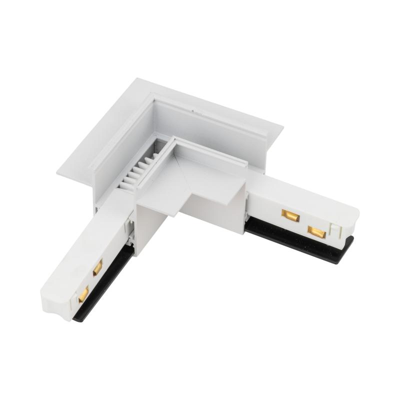 Magnetic easy łącznik typu l+ flex white do szyny podtynkowej
