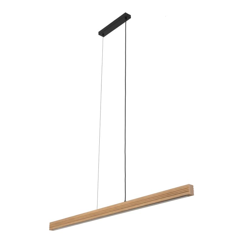 Viga wood LED sosna szczotkowana postarzana lampa wisząca