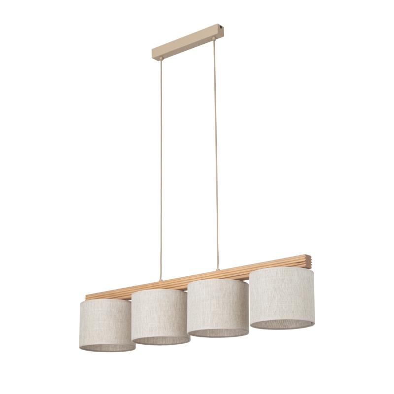 Viga shade sosna lampa wisząca 4XE27