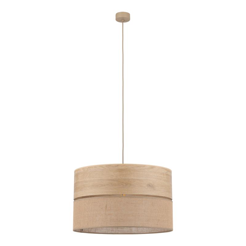 Dorma wood juta lampa wisząca 1XE27