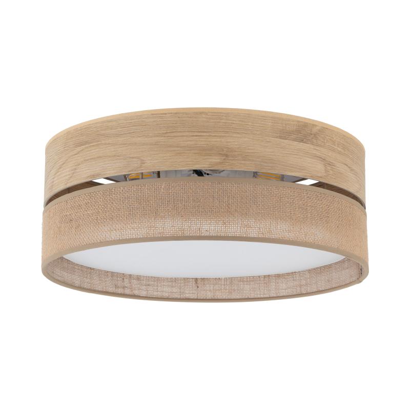 Dorma wood juta lampa sufitowa 4XE27