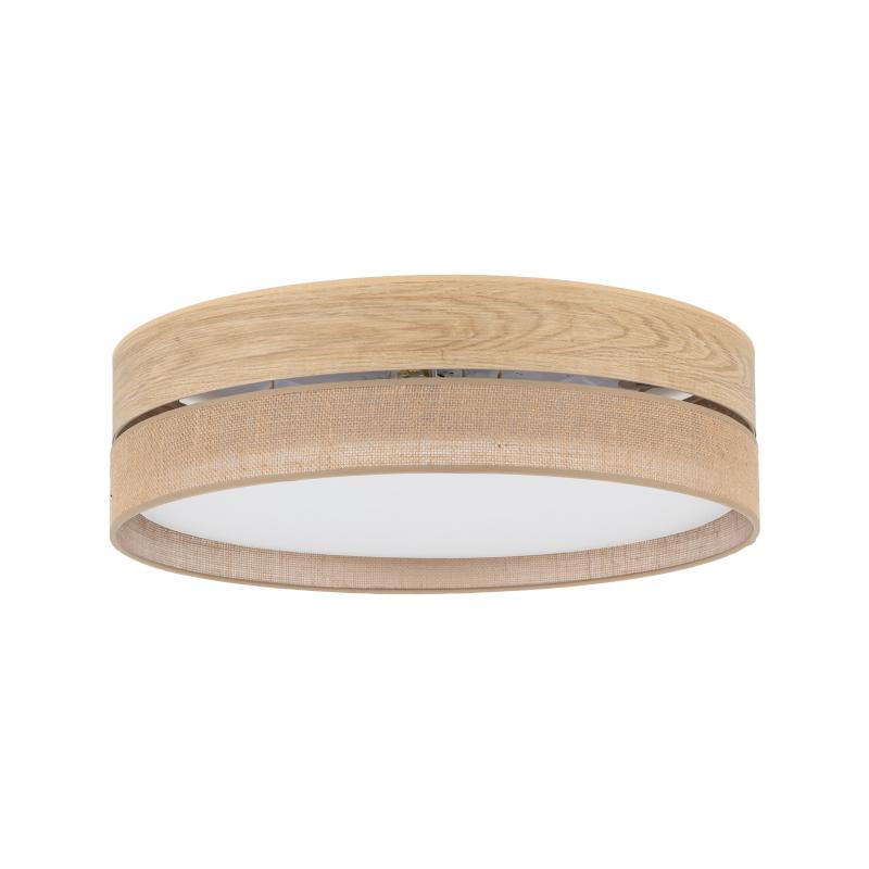 Dorma wood juta lampa sufitowa 4XE27