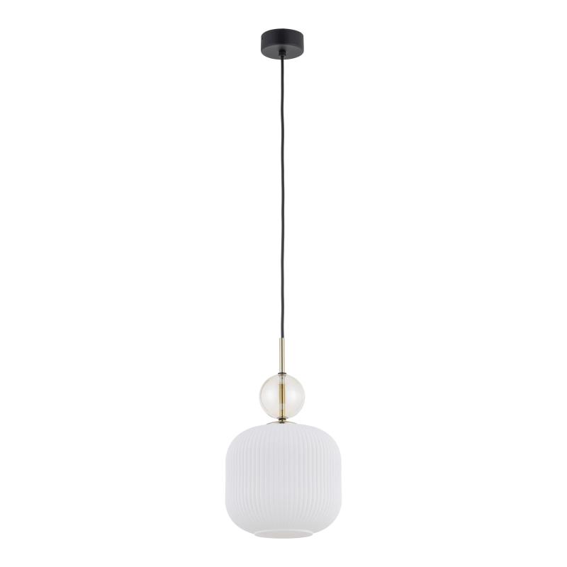 Sophia big cognac white lampa wisząca 1XE27