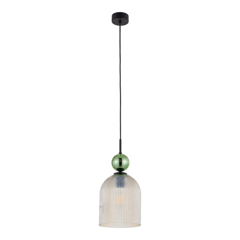 Sophia big green cognac lampa wisząca 1XE27