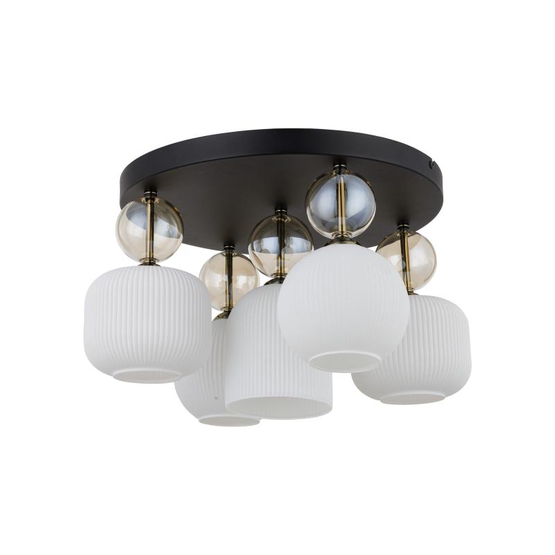 Sophia cognac white lampa sufitowa 5XE14
