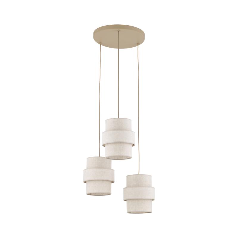 Calisto sabia lampa wisząca 3XE27 koło