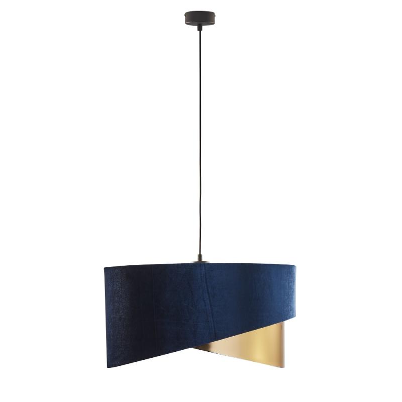 Tercino blue/gold lampa wisząca 3 ścięta 500