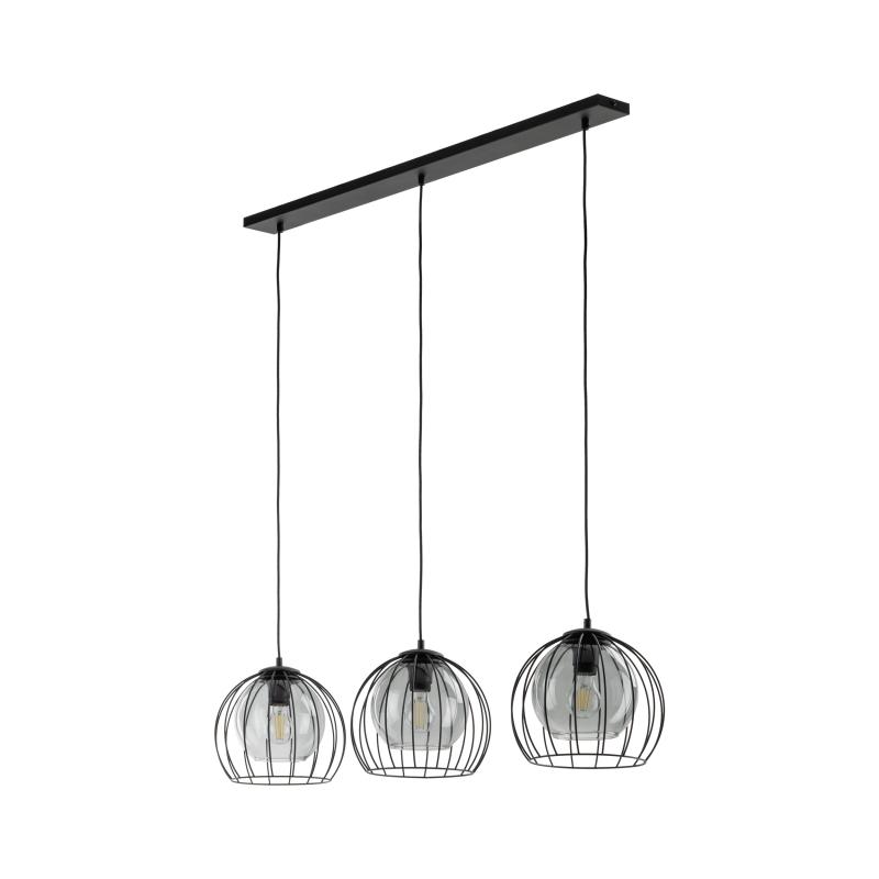 Universo black lampa wisząca 3 pł