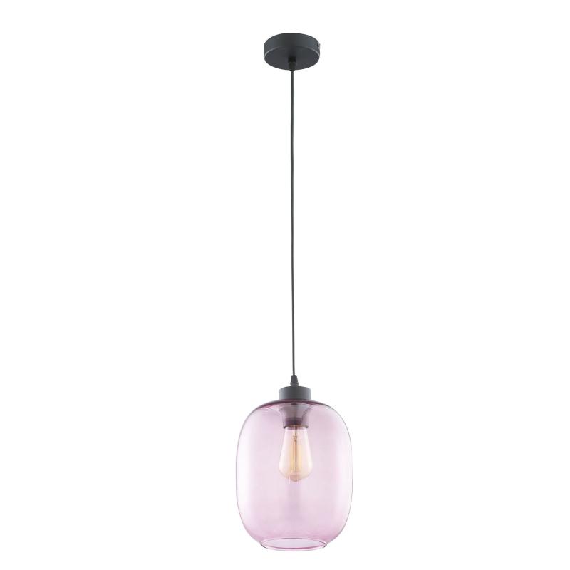 Elio lampa wisząca 1 pł różowa