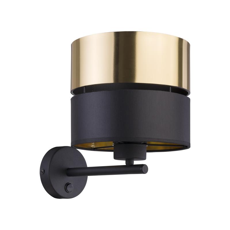 Hilton black/gold kinkiet 1