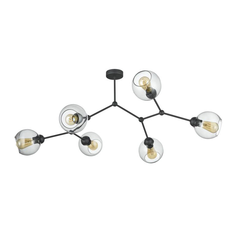Fairy lampa sufitowa 6 pł czarna