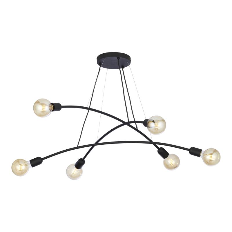 Helix black lampa wisząca 6