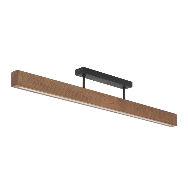 Teo LED orzech lampa sufitowa