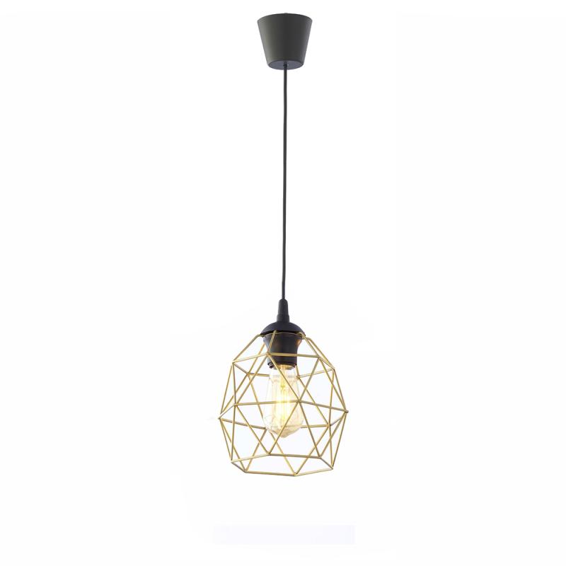 Galaxy black/gold lampa wisząca 1 mała