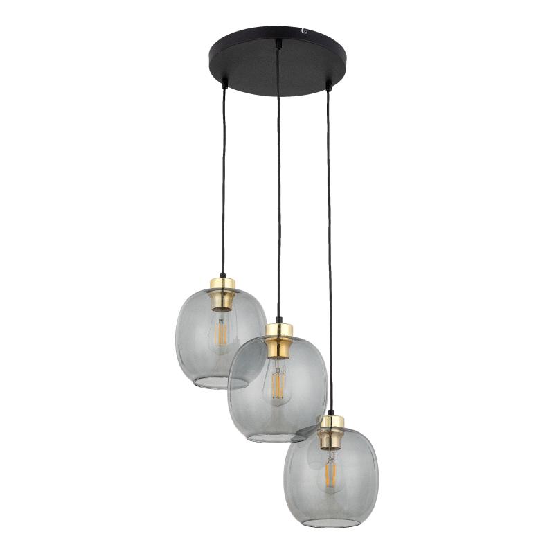 Omega lampa wisząca 3 pł koło