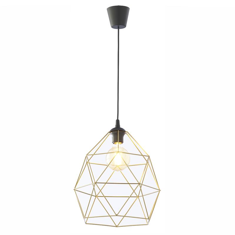 Galaxy black / gold lampa wisząca 1 xl