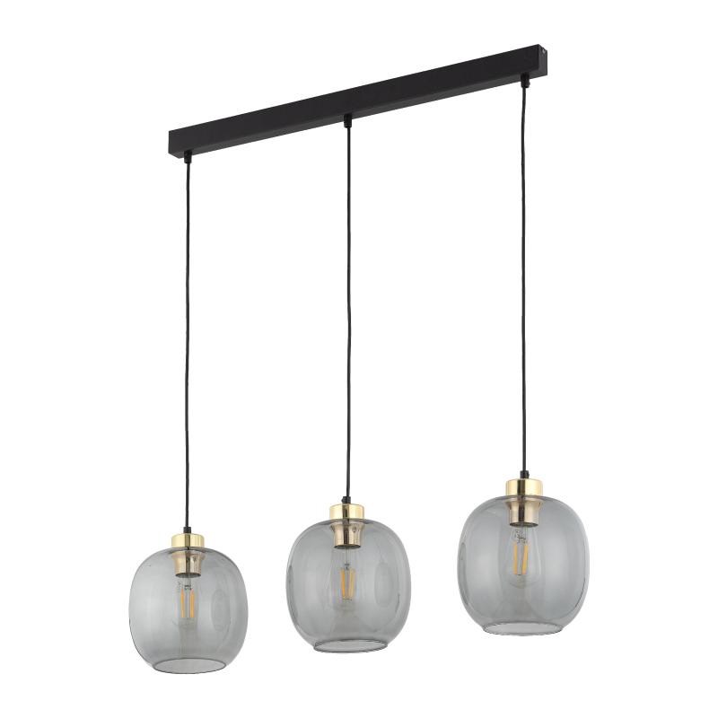 Omega lampa wisząca 3 listwa