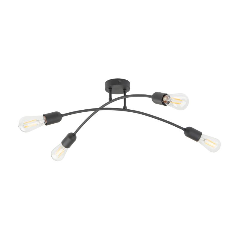 Helix black lampa sufitowa 4