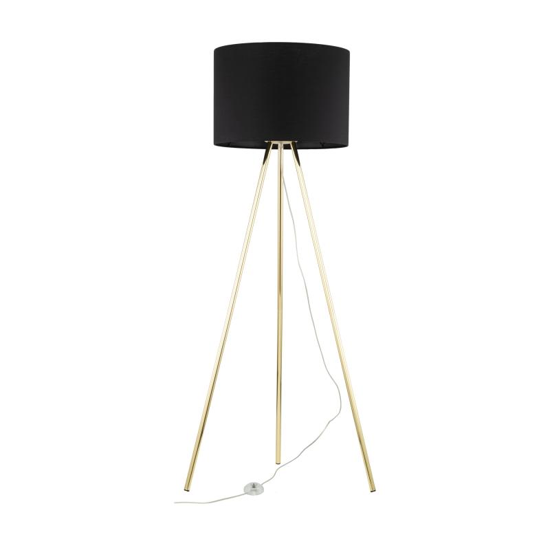 Umberto black gold lampa podłogowa 1