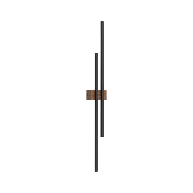 Flash wood orzech kinkiet 2 LED