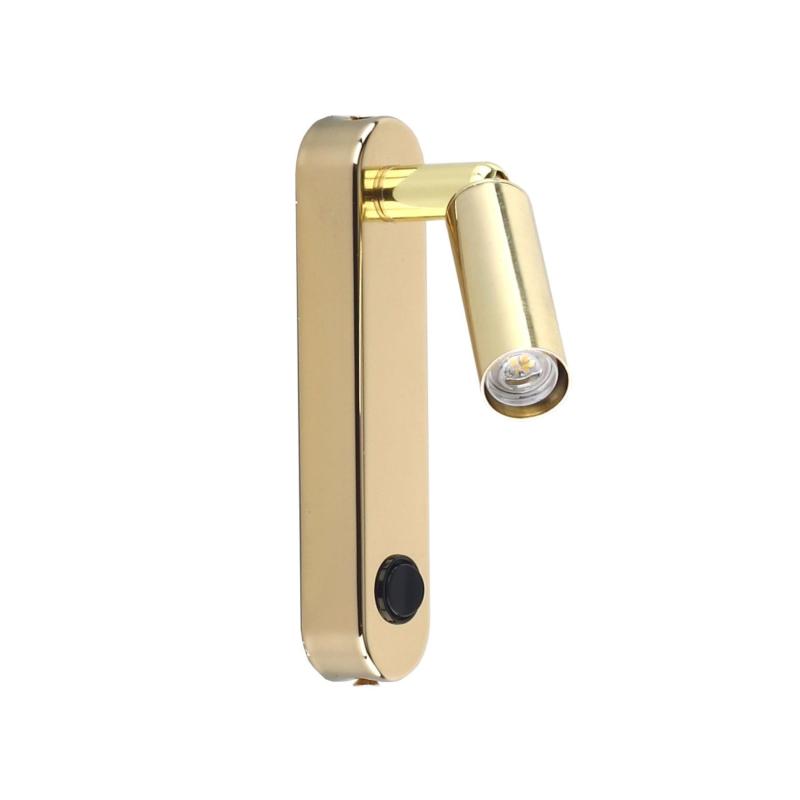 Enzo long gold kinkiet 1