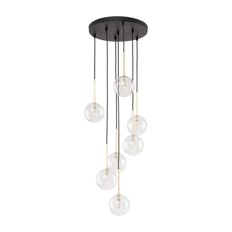 Nilos black / gold lampa wisząca 7