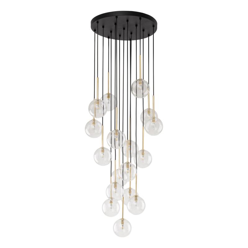 Nilos black gold lampa wisząca 17