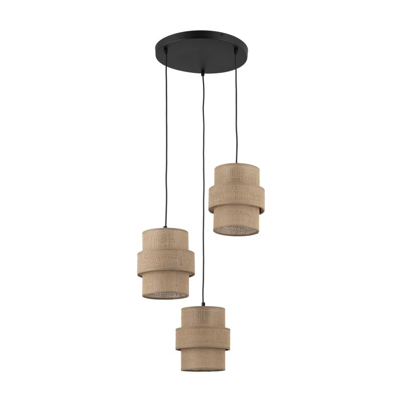 Calisto juta lampa wiszaca 3 koło