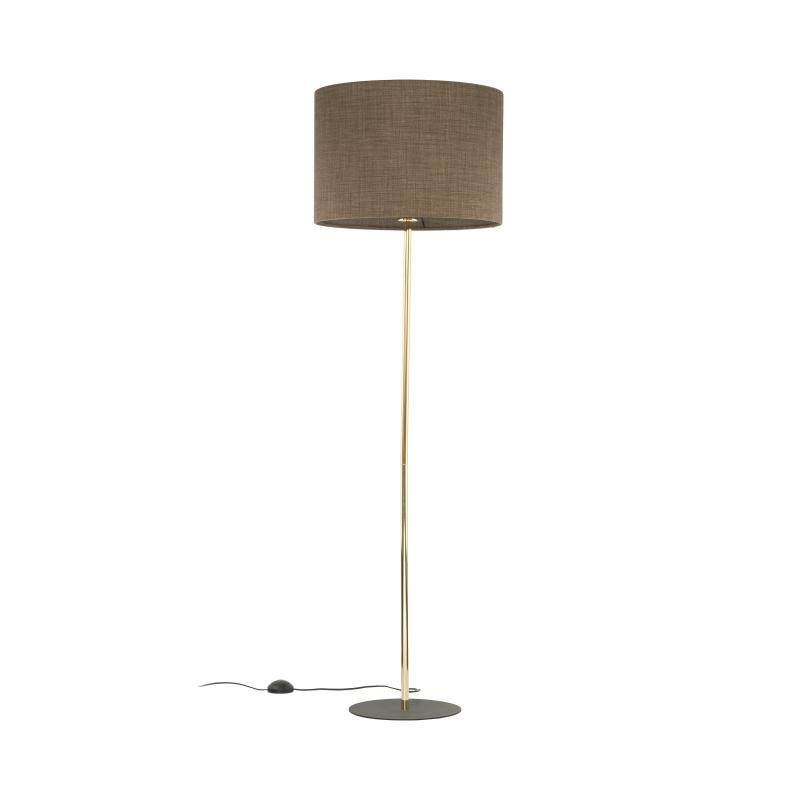 Umberto brown gold lampa podłogowa 1