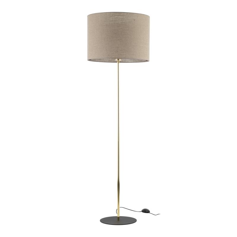 Umberto linen gold lampa podłogowa 1