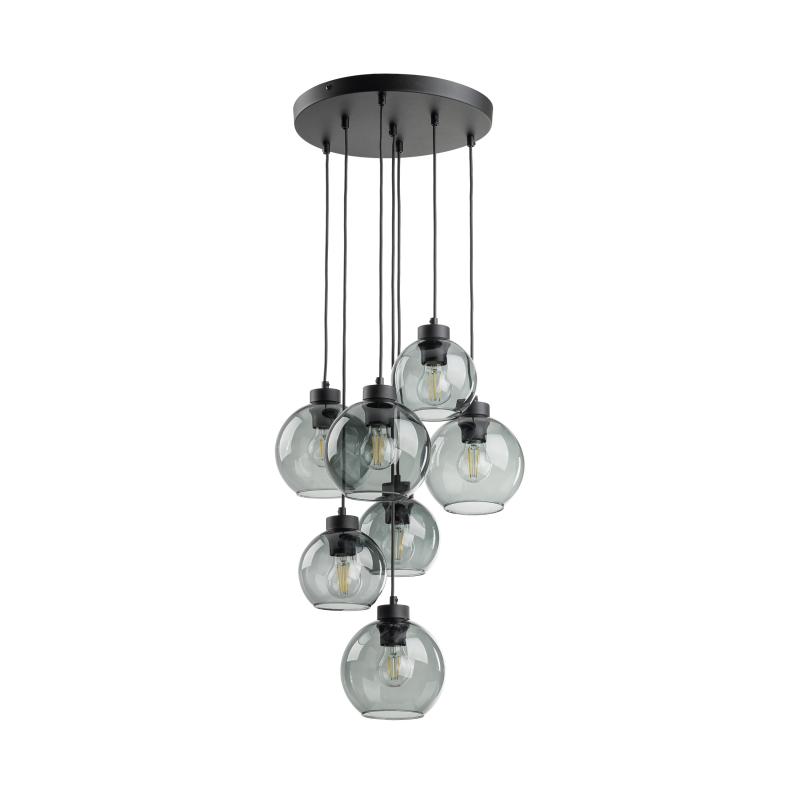 Cubus graphite lampa wisząca 7 koło