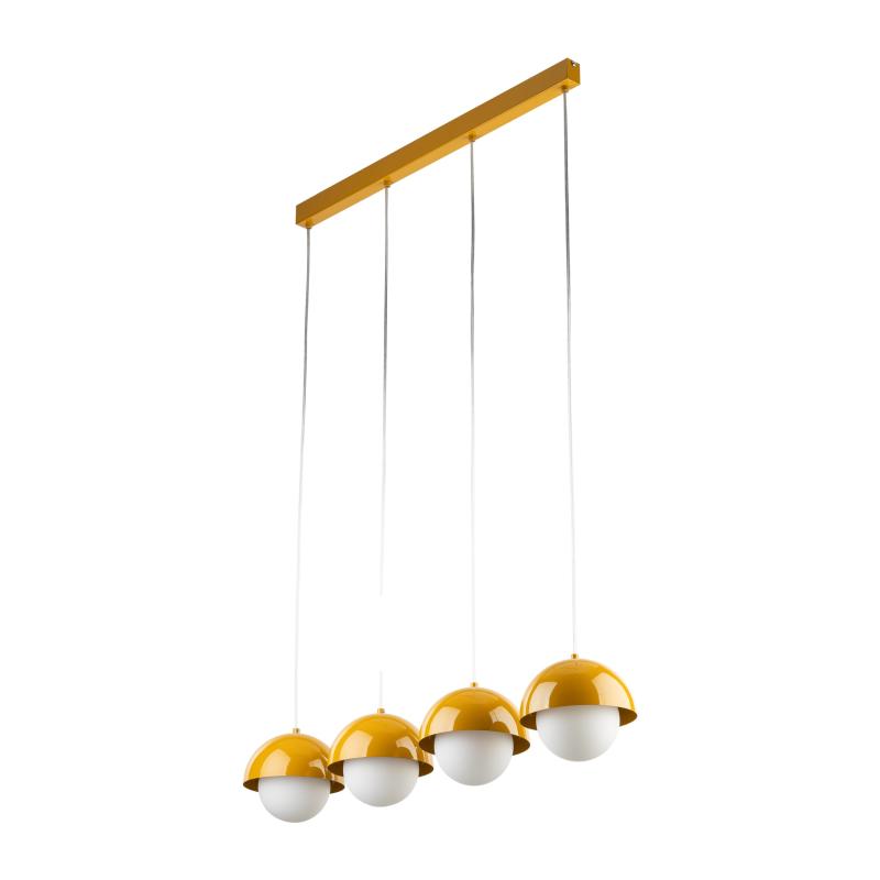 Bono ochra lampa wisząca 4 listwa